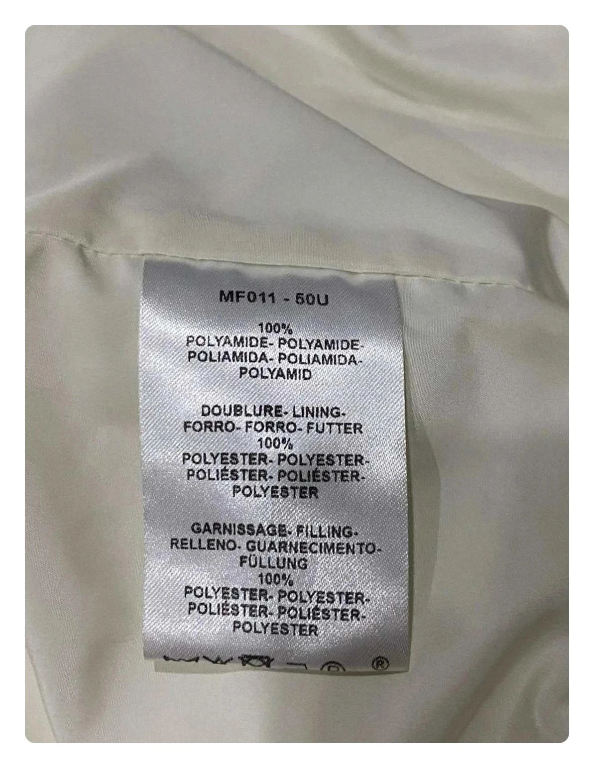Chaqueta abombada Caroll - Blanco roto / Marfil Talla M – photo 6